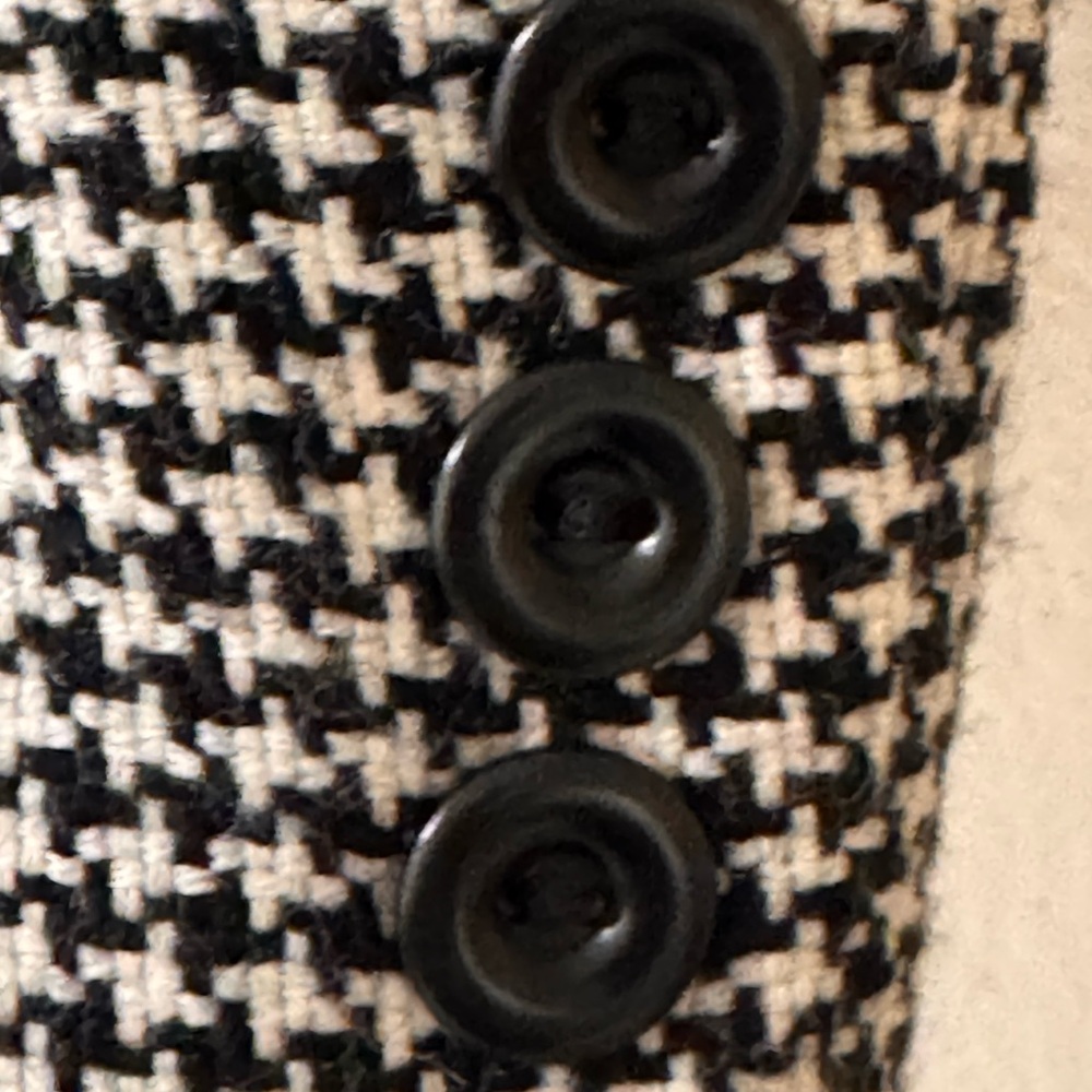 Talbots Houndstooth Wool Blazer 6 - Picture 4 of 6